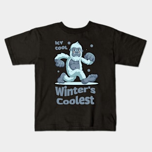 Joyful Yeti Christmas Kids T-Shirt